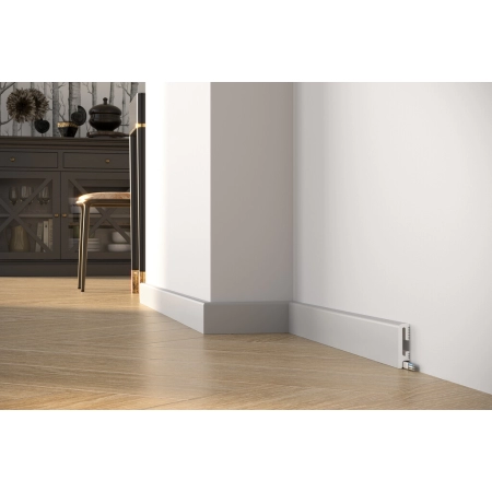 Szara listwa przypodłogowa PF060G DuroFit Premium Floor